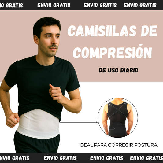 camisilla moldeadora hombre de uso diario